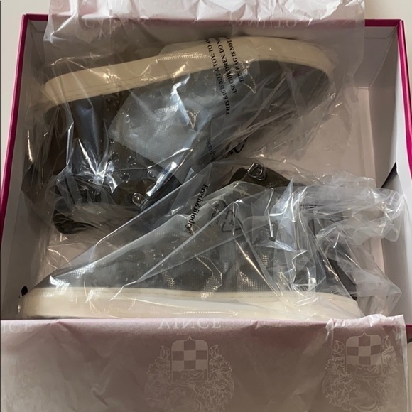 BESTINDA HIGH-TOP SNEAKER size 7.5 Dark Grey - Picture 3 of 10